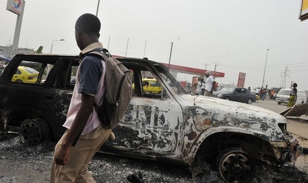 Des véhicules de l`Onuci attaqués, les partisans de Gbagbo pointés du doigt